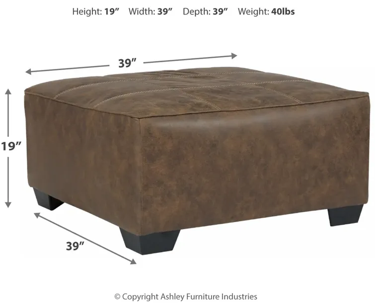 Abalone Oversized Accent Ottoman