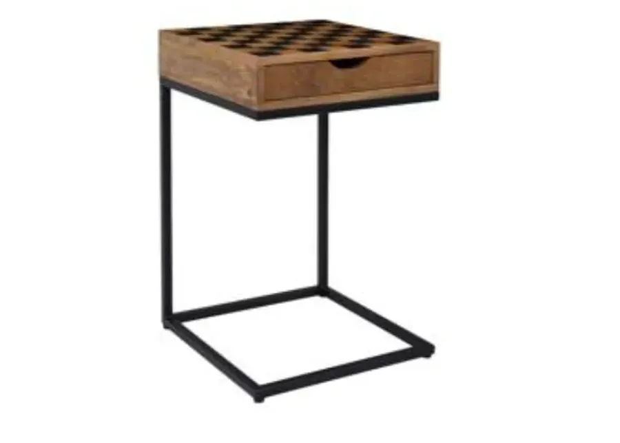 Checkerboard End Table