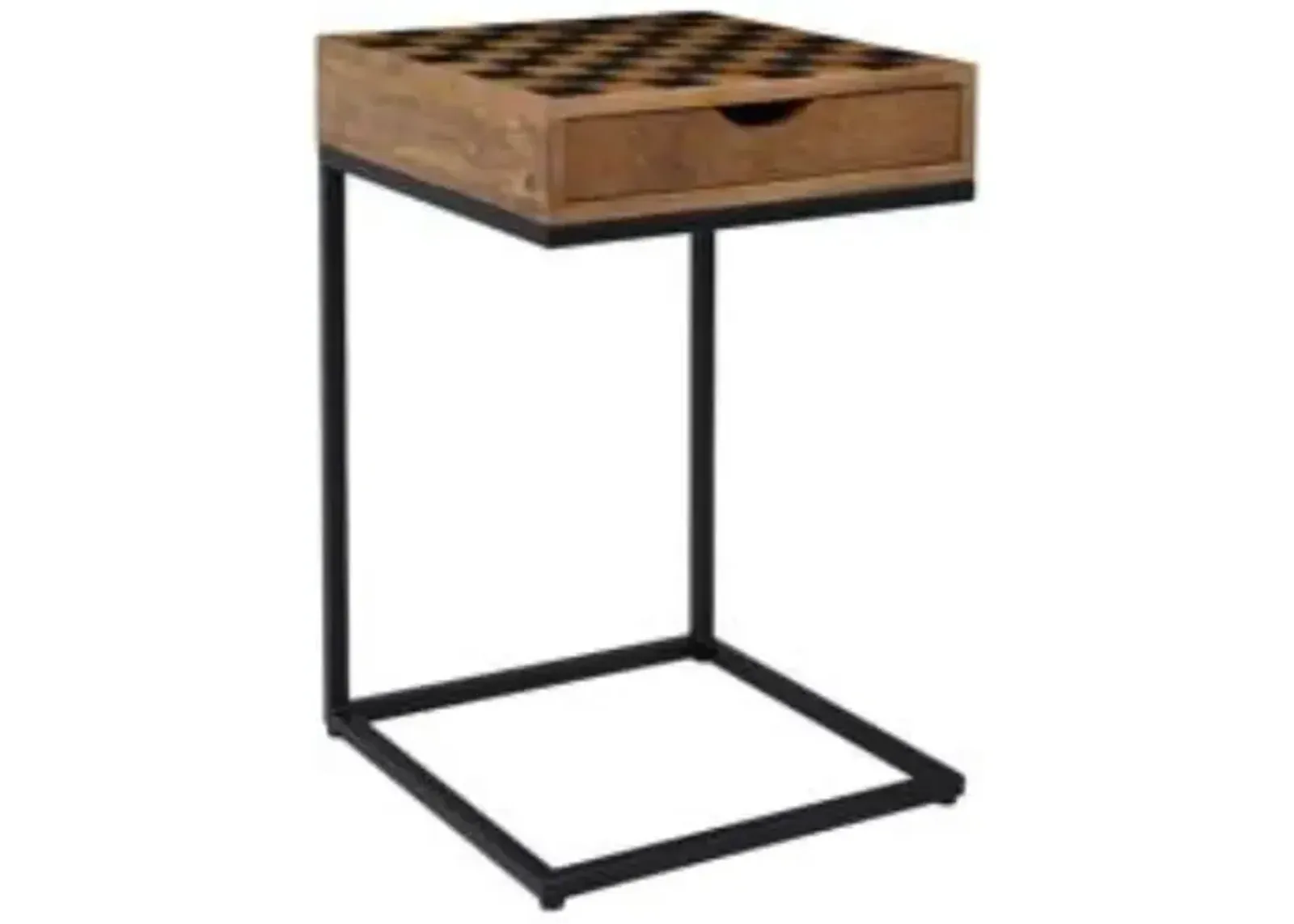 Checkerboard End Table