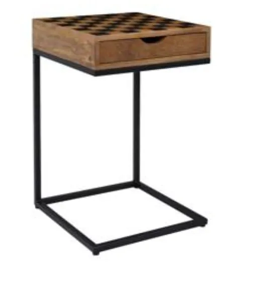 Checkerboard End Table