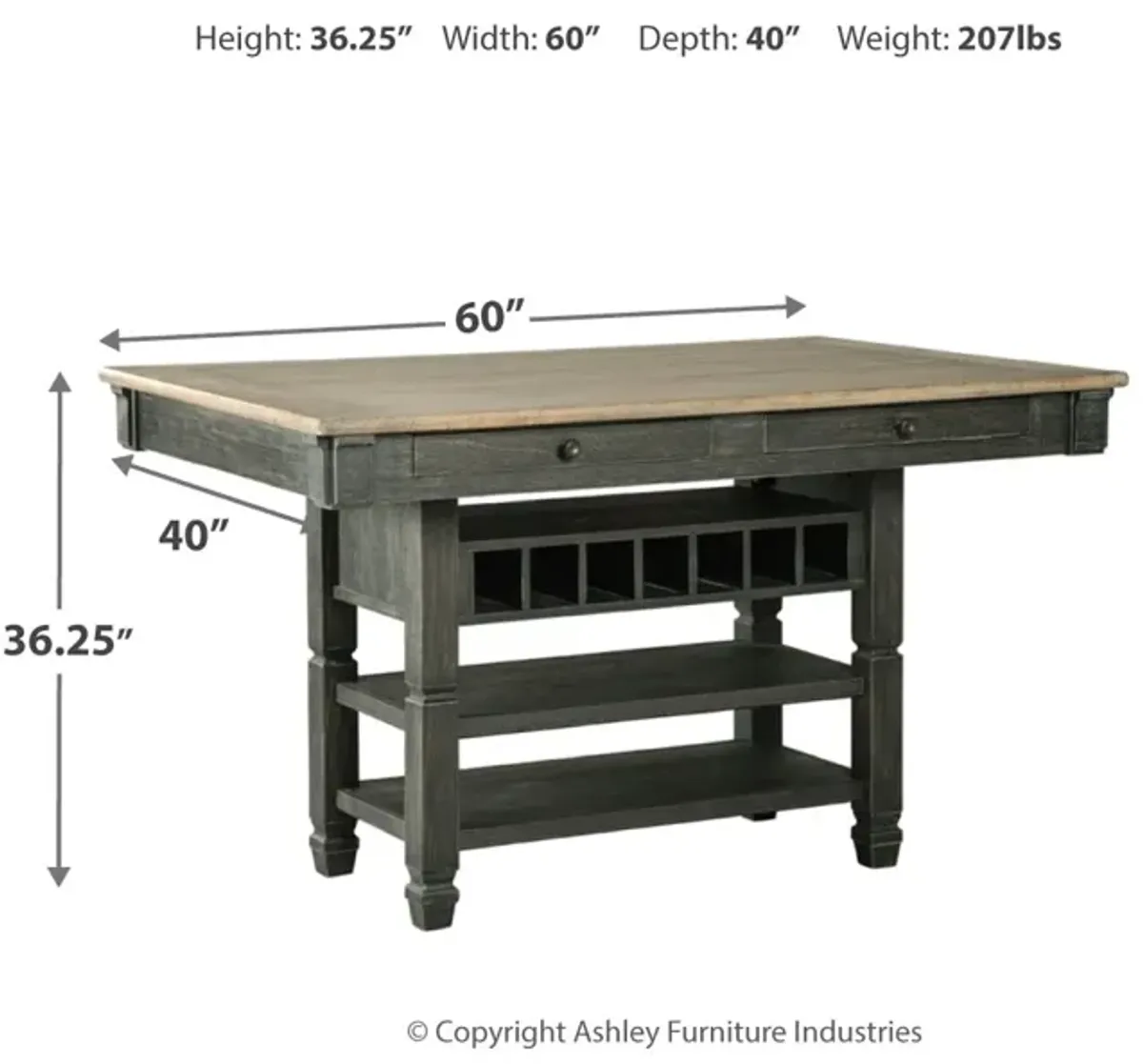 Tyler Creek Counter Height Dining Table