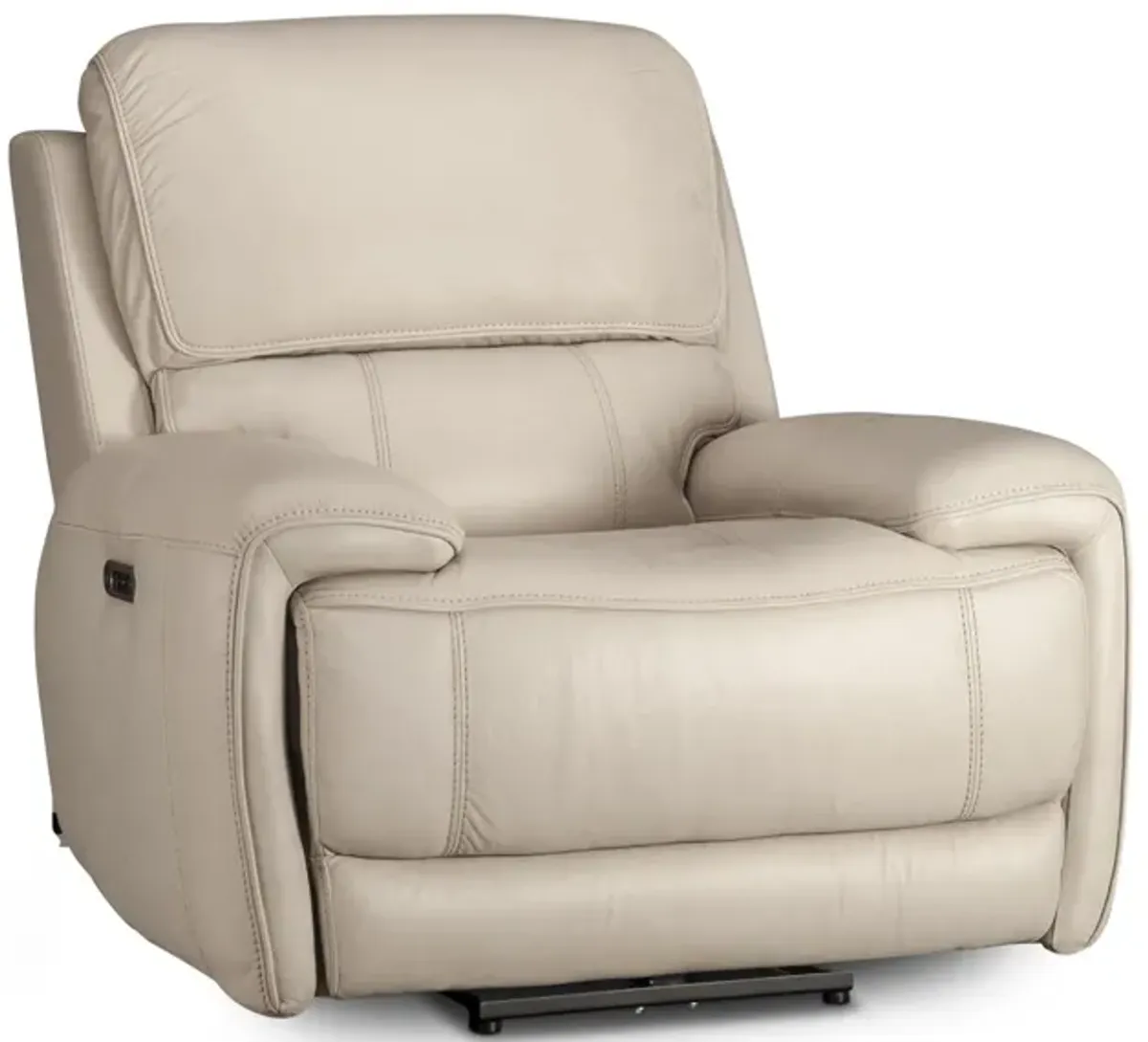 Ember Power Leather Recliner