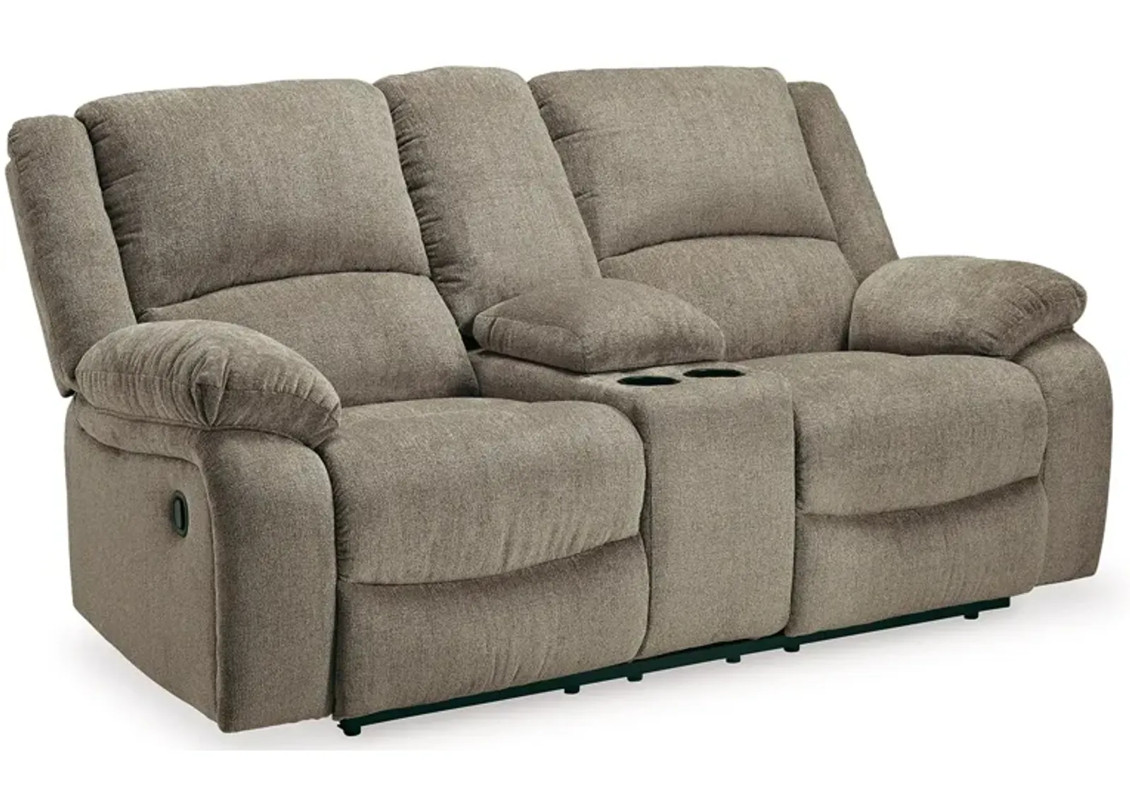 Draycoll Reclining Loveseat With Console