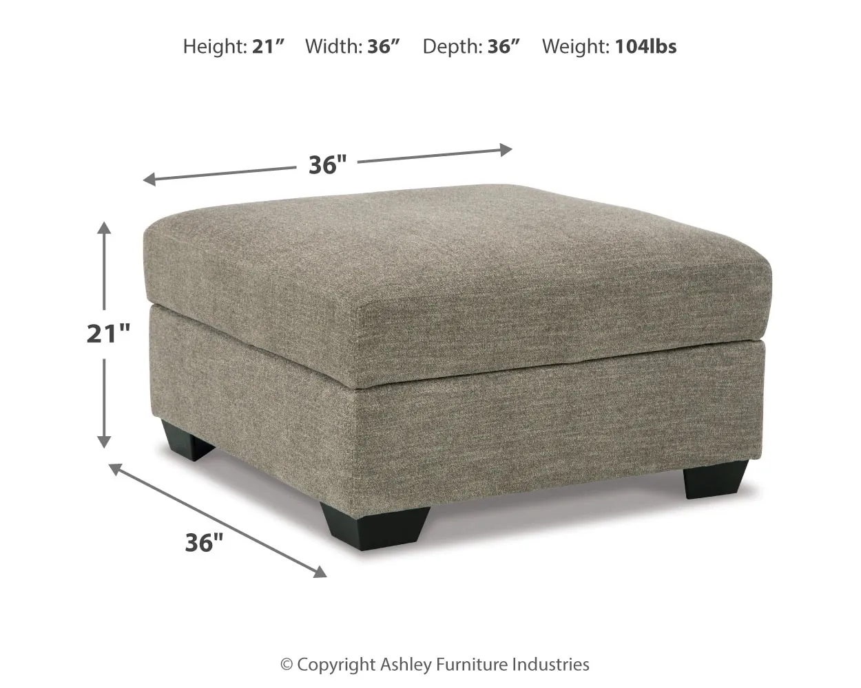 Creswell Ottoman With Storage