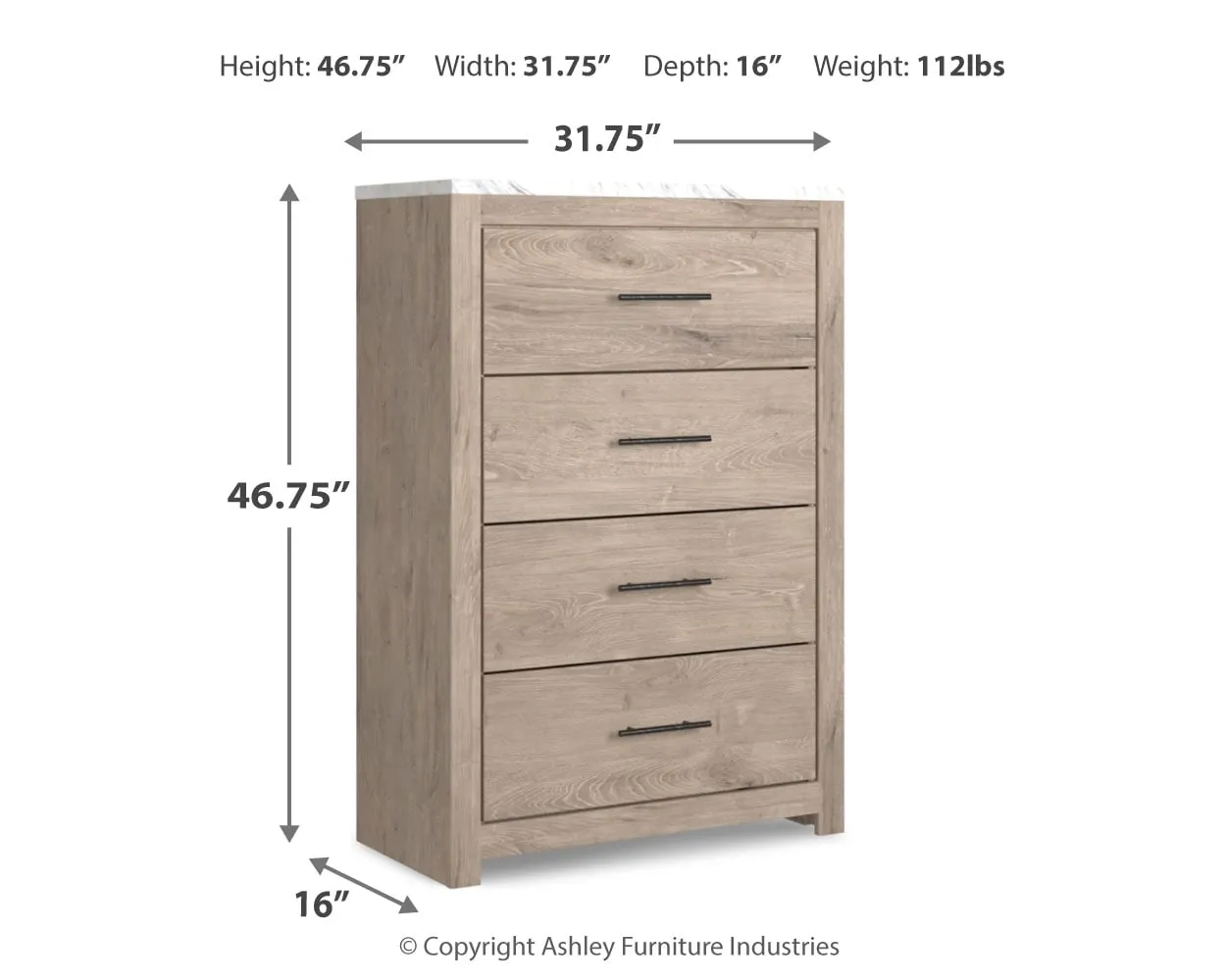 Four Drawer Chest