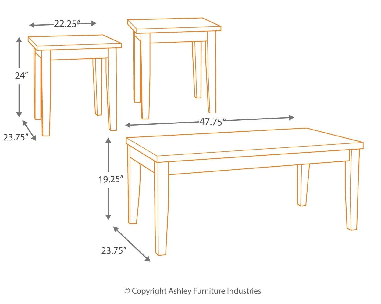 Theo Table (Set Of 3)