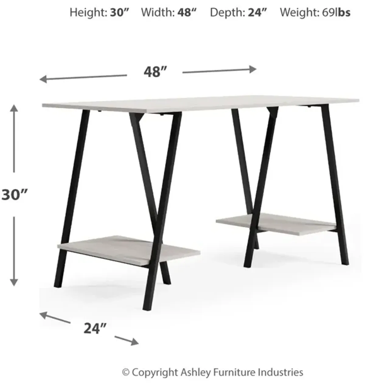 Bayflynn Home Office Desk