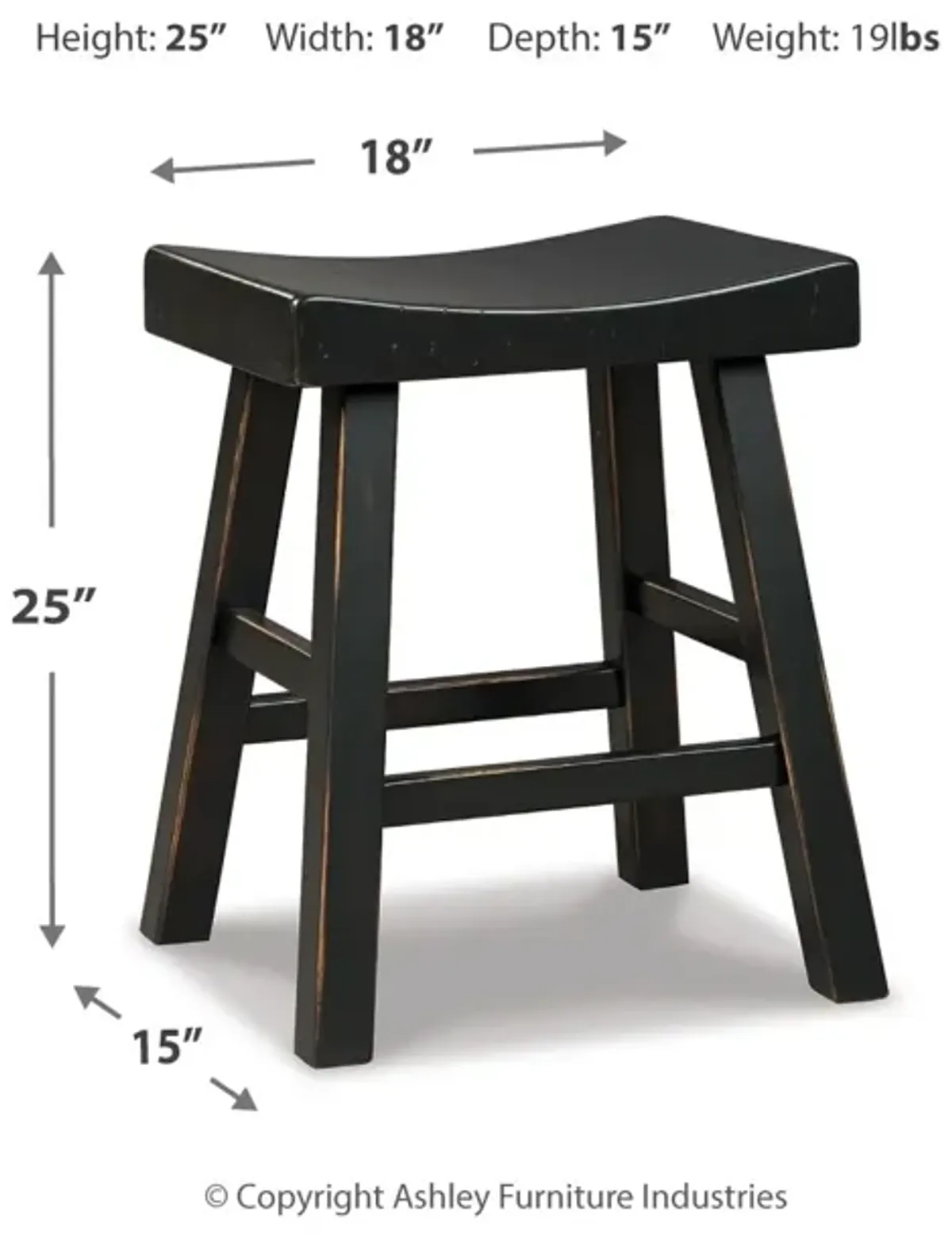 Glosco Counter Height Bar Stool