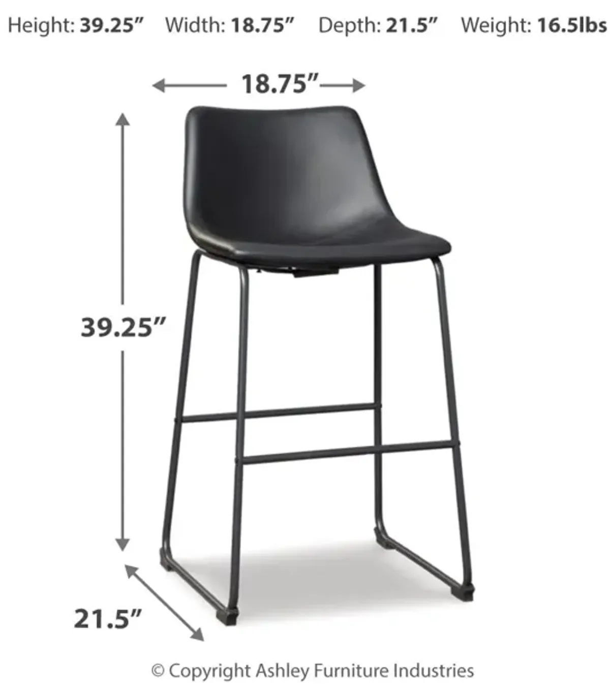 Centiar Pub Height Bar Stool