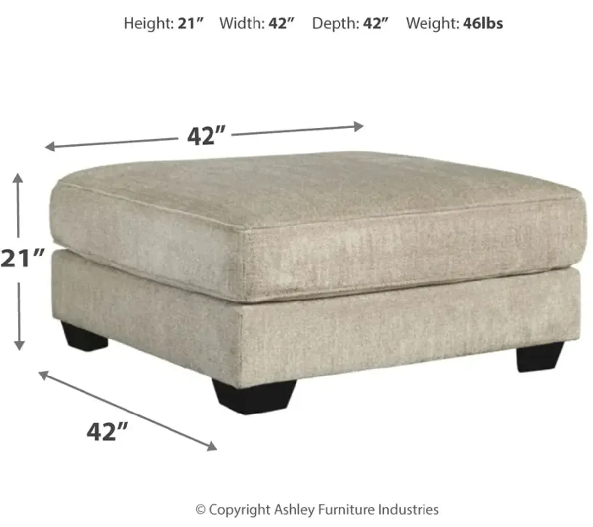 Ardsley Oversized Ottoman