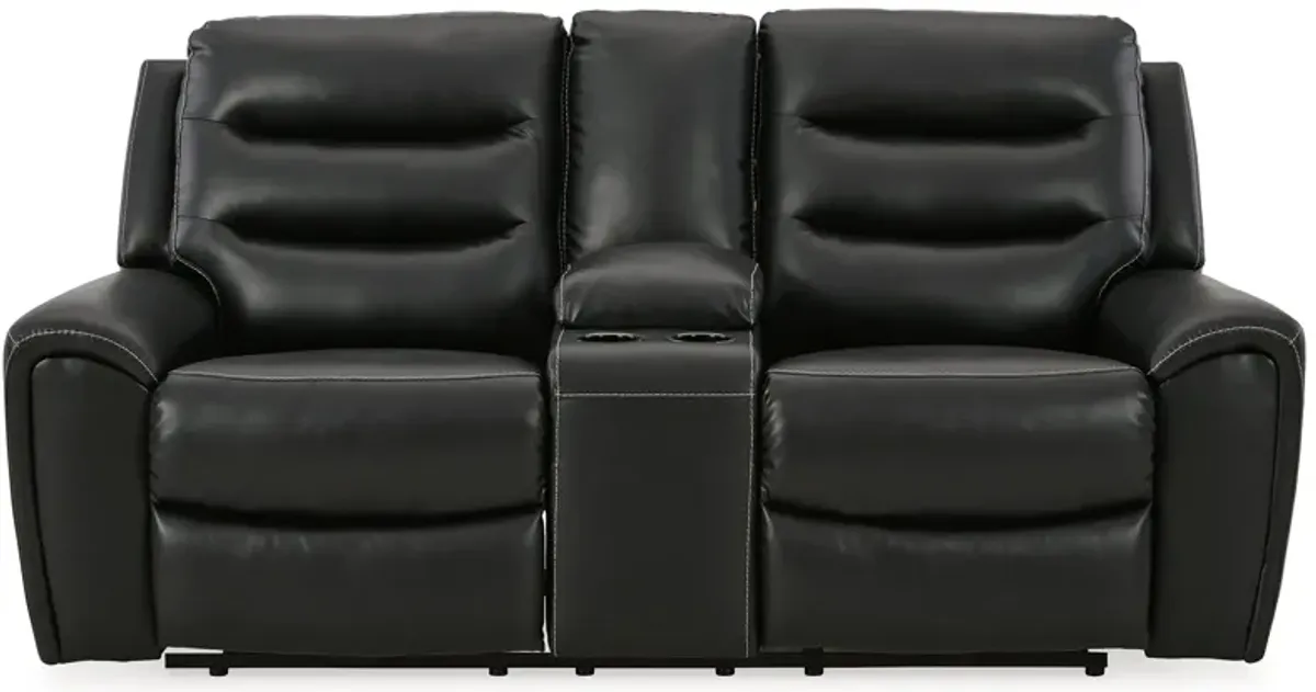 Warlin Power Reclining Loveseat With Console