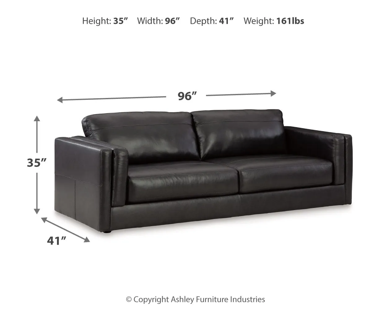 Amiata Leather Sofa