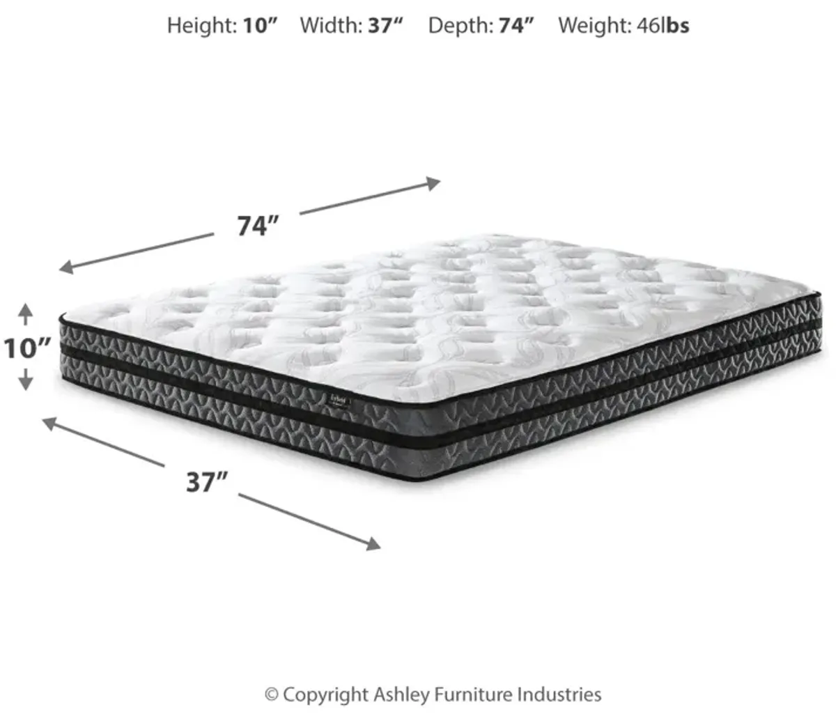 10 " Pocketed Hybrid Twin Mattress