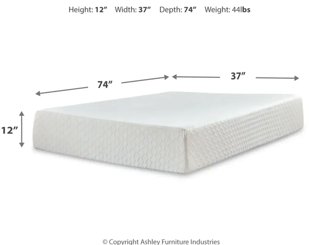 Chime 12" Memory Foam Twin Mattress In A Box