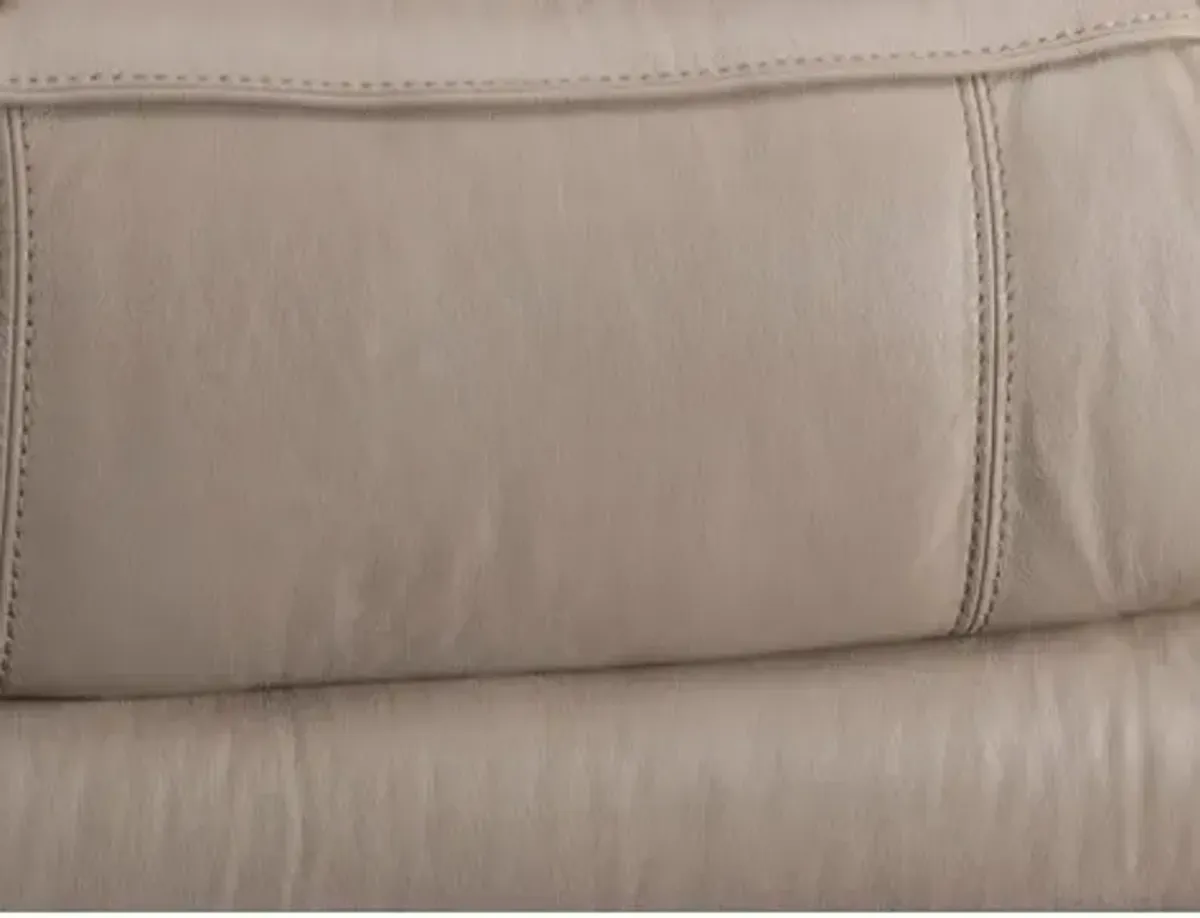 Ember Power Leather Reclining Sofa