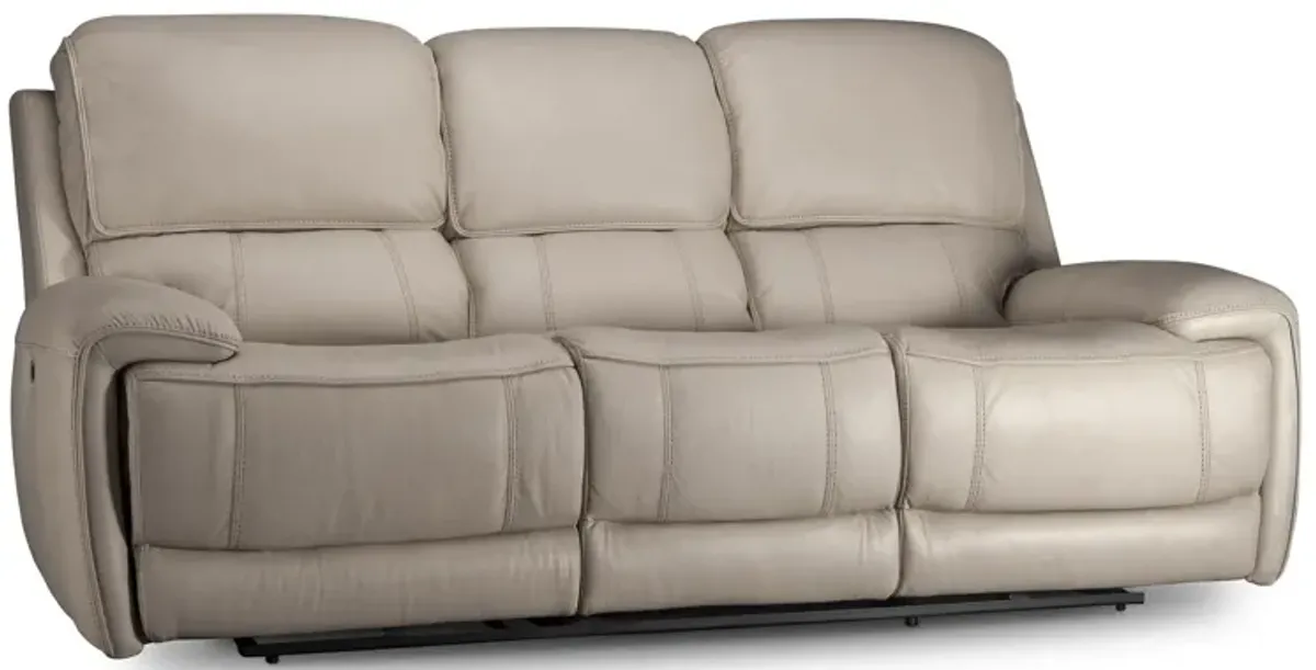 Ember Power Leather Reclining Sofa