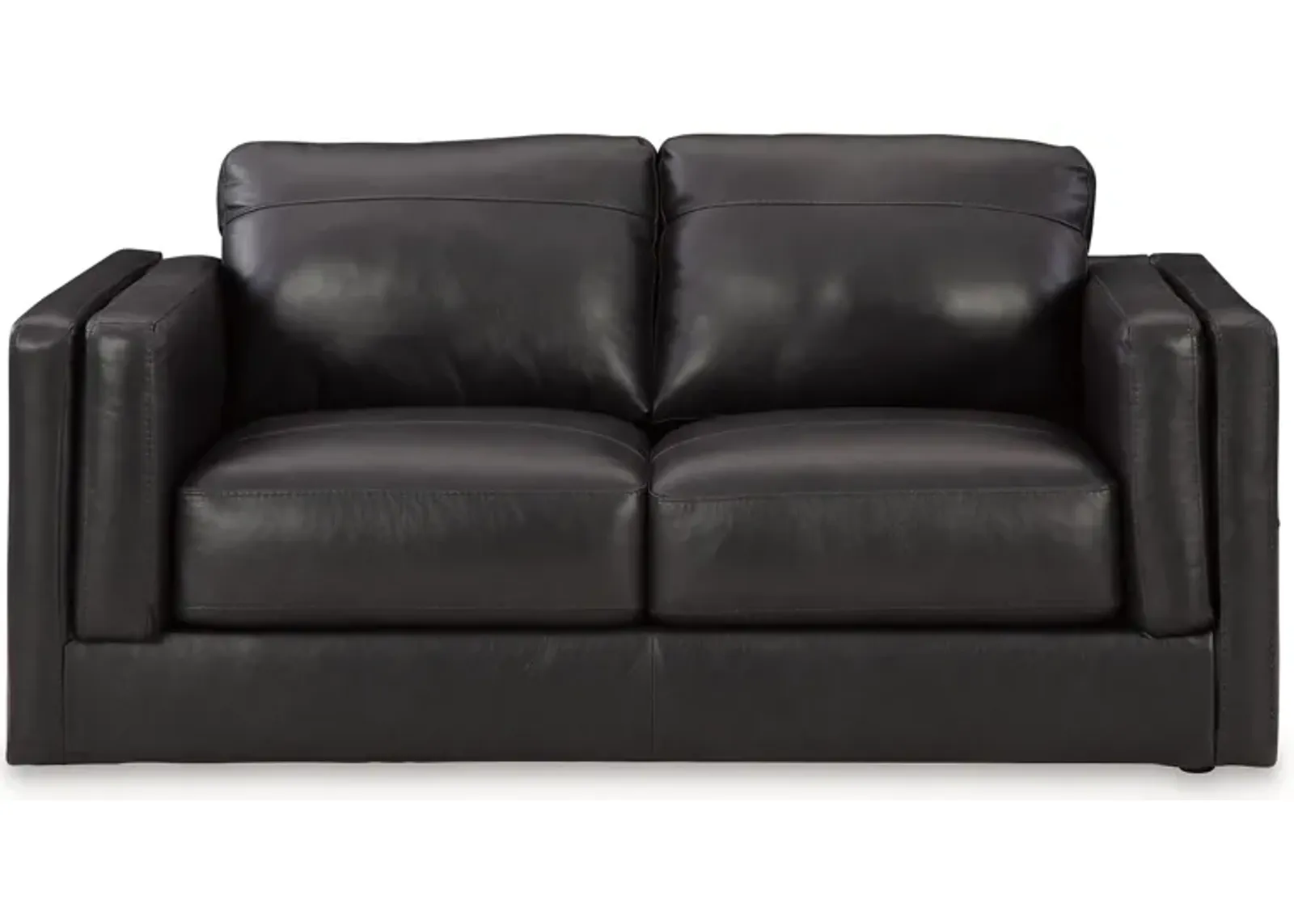 Amiata Leather Loveseat