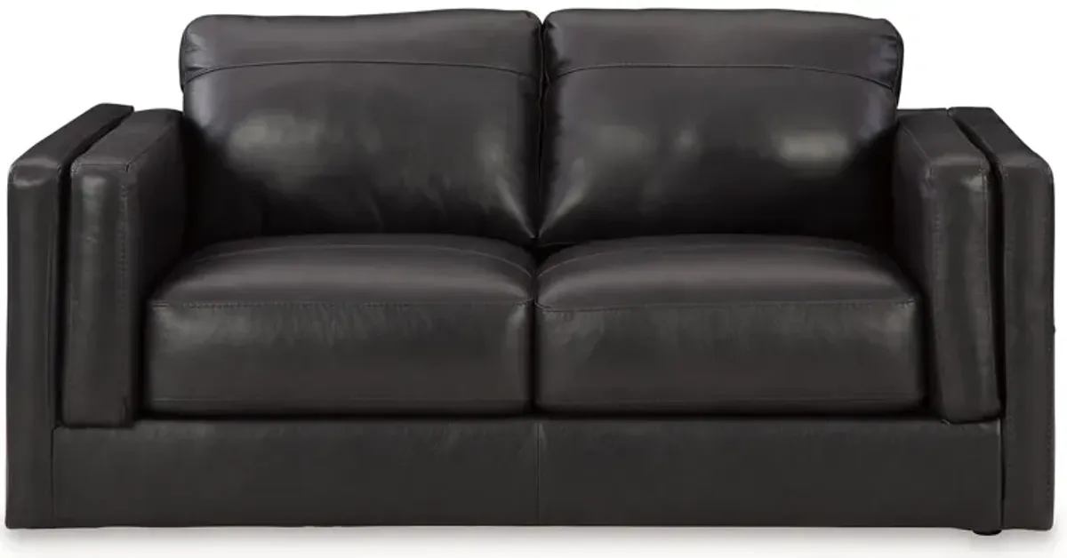 Amiata Leather Loveseat