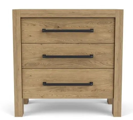 Dakota 3-Drawer Nightstand