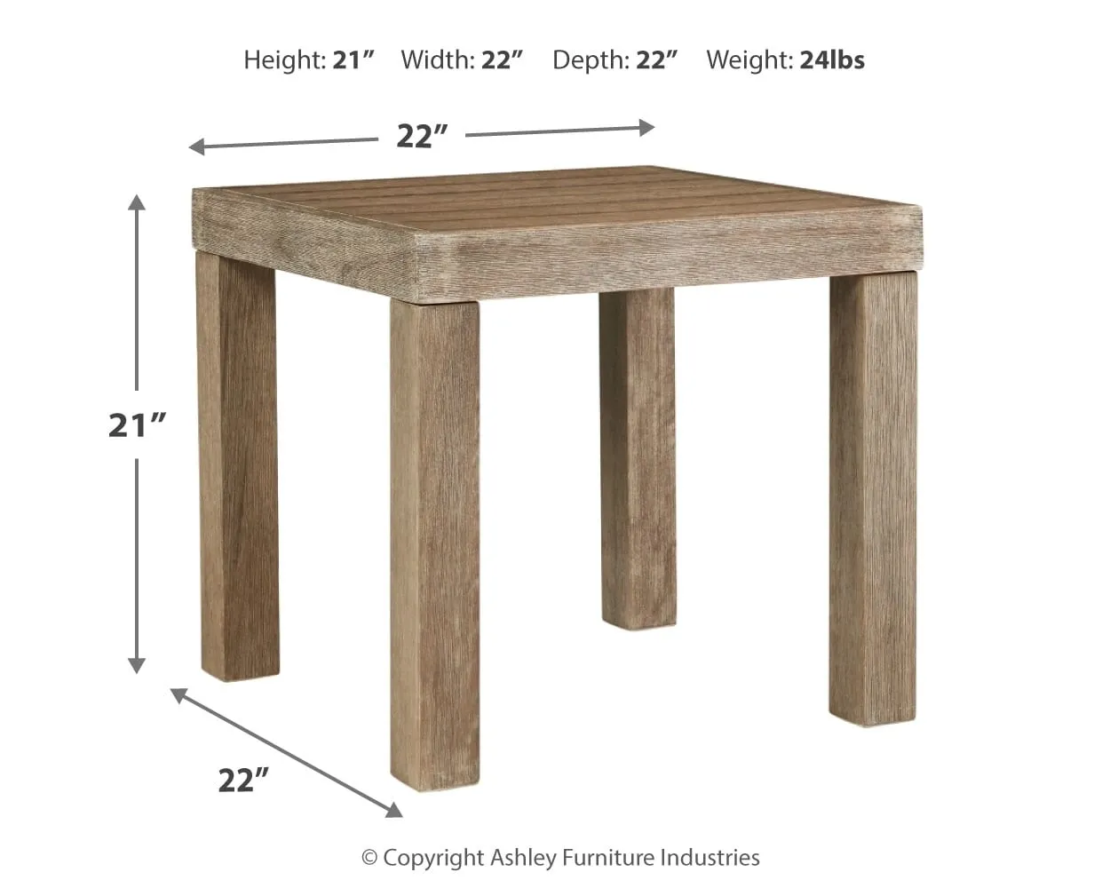 Silo Point Outdoor End Table