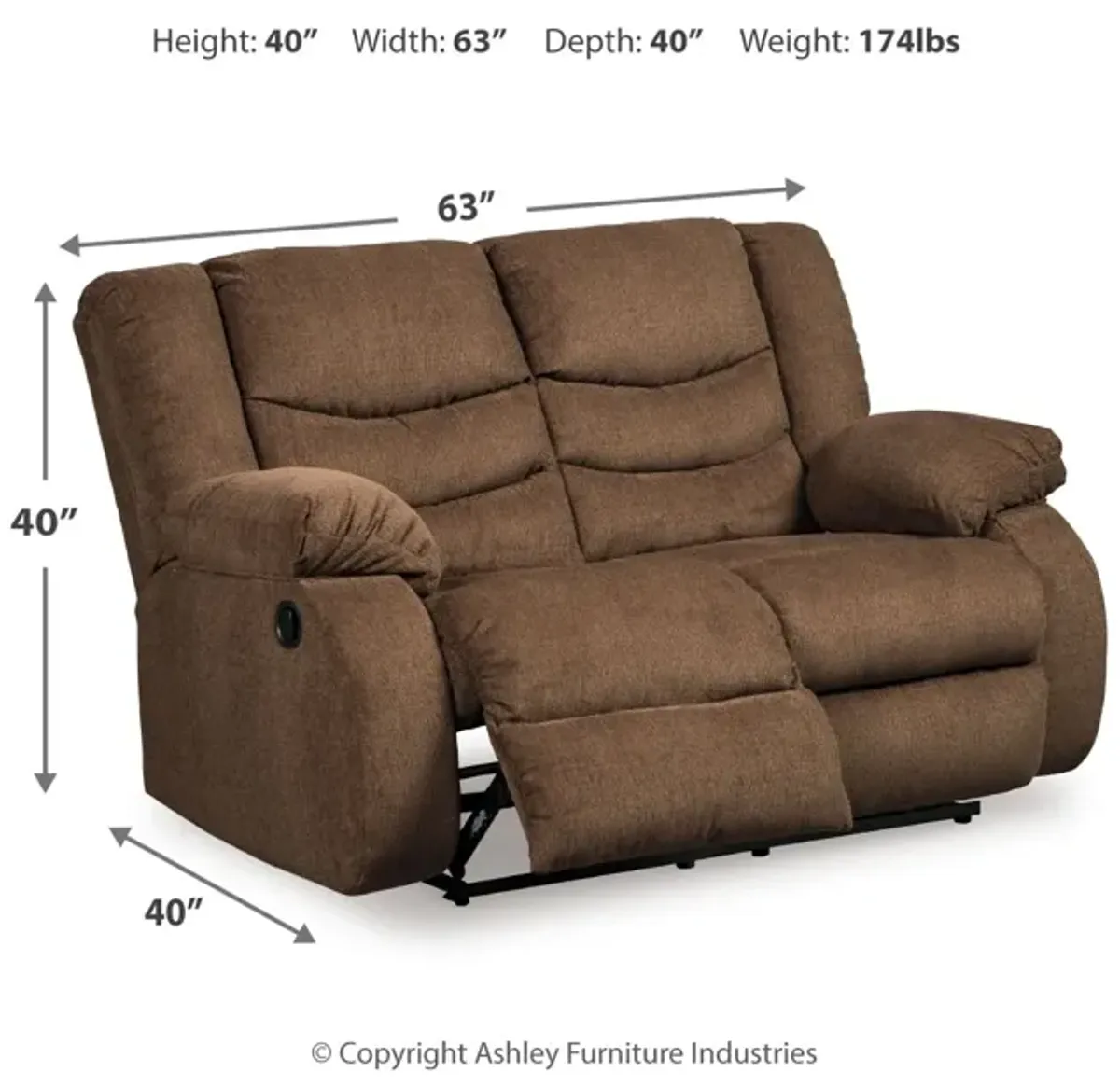 Tulen Reclining Loveseat