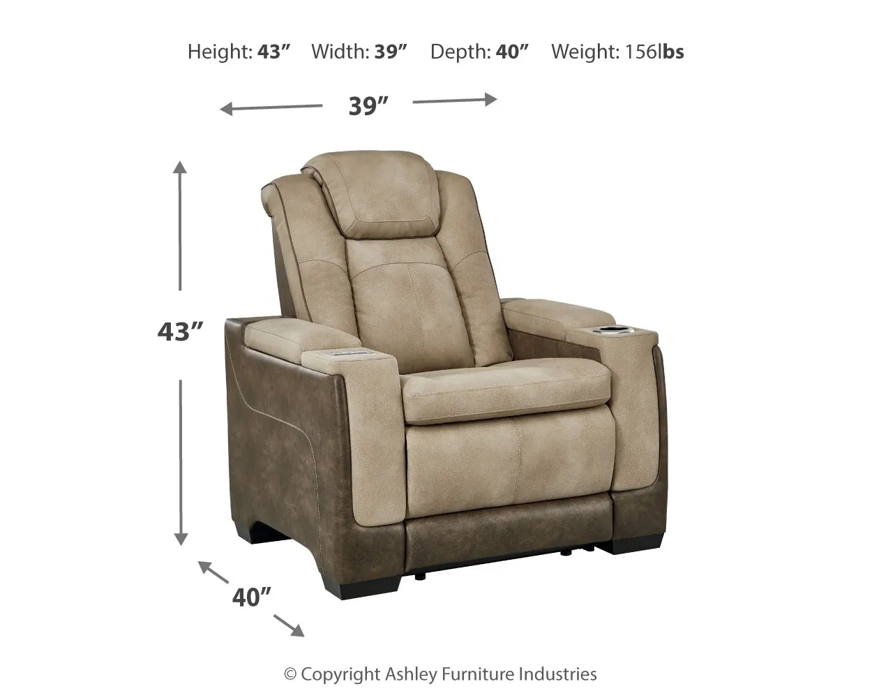 Next-Gen Durapella Power Recliner