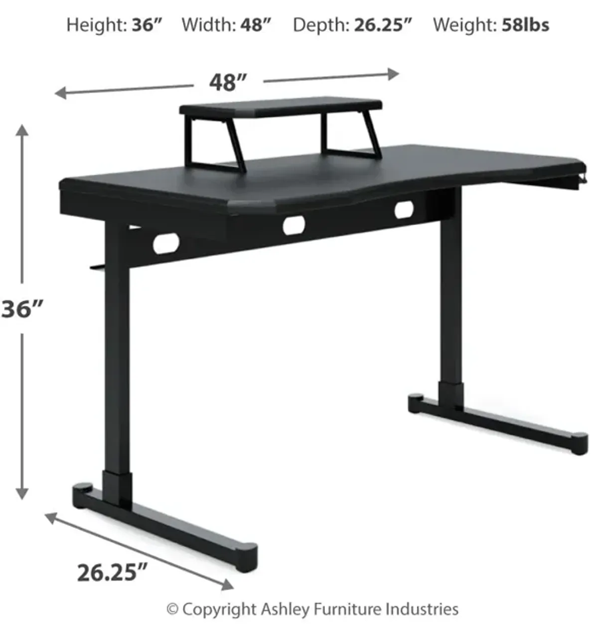 Lynxtyn 48" Home Office Desk