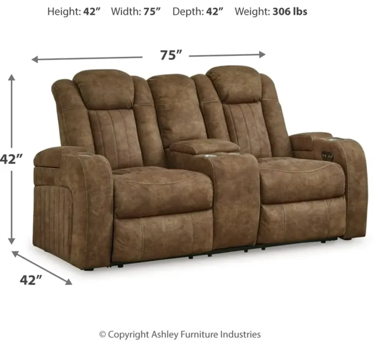 Wolfridge Power Reclining Loveseat