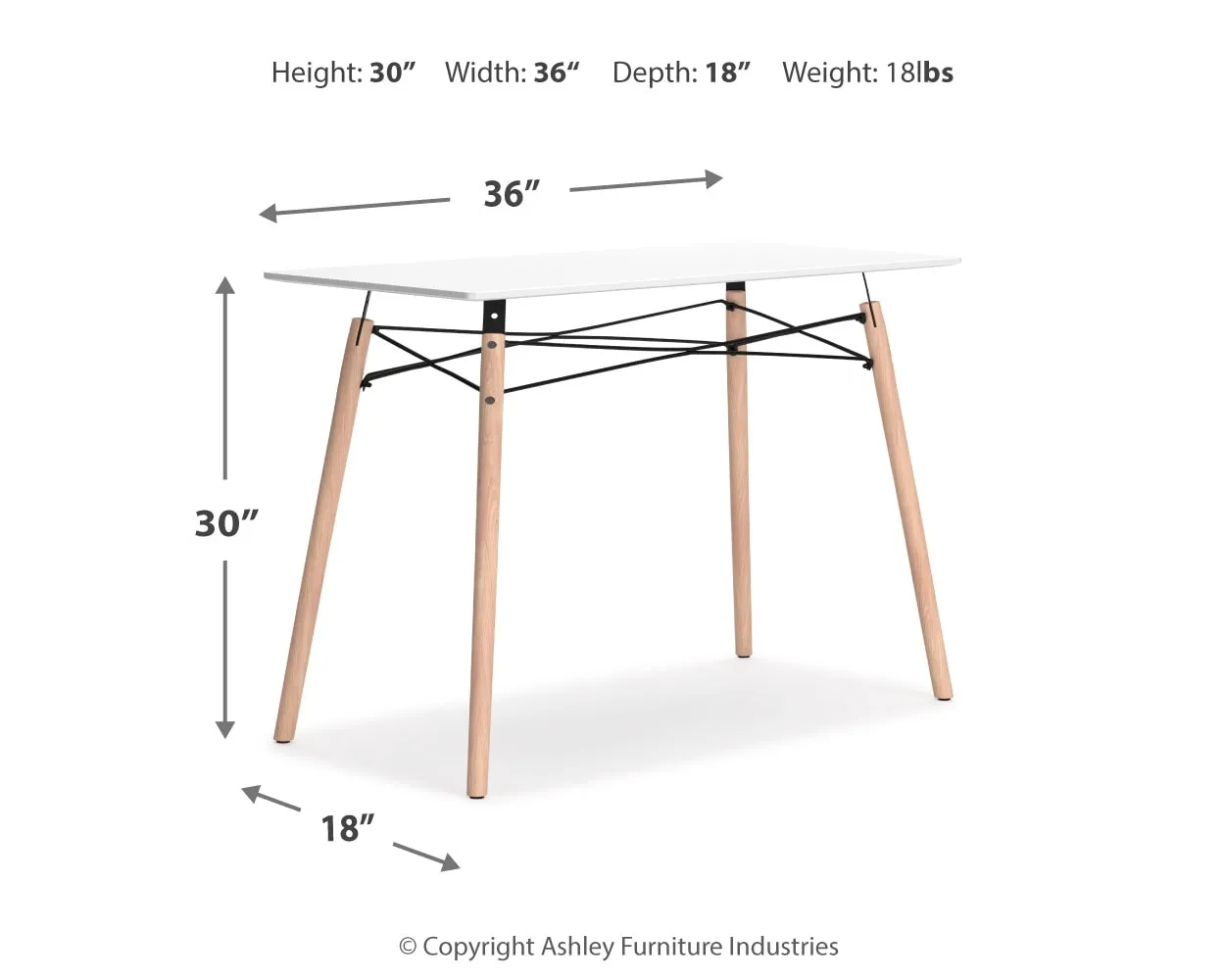 Jaspeni Home Office Desk