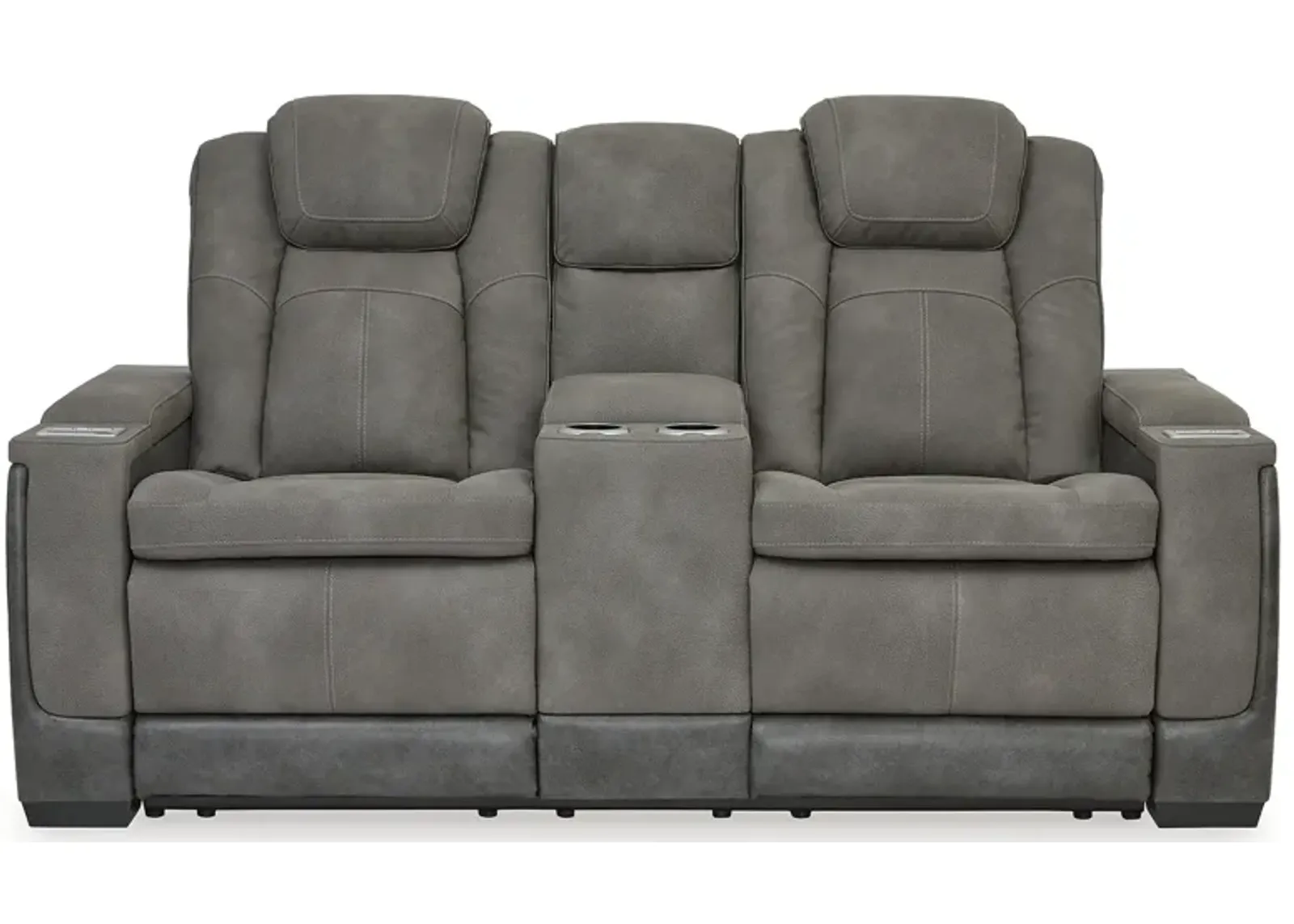 Next-Gen Durapella Power Reclining Console Loveseat