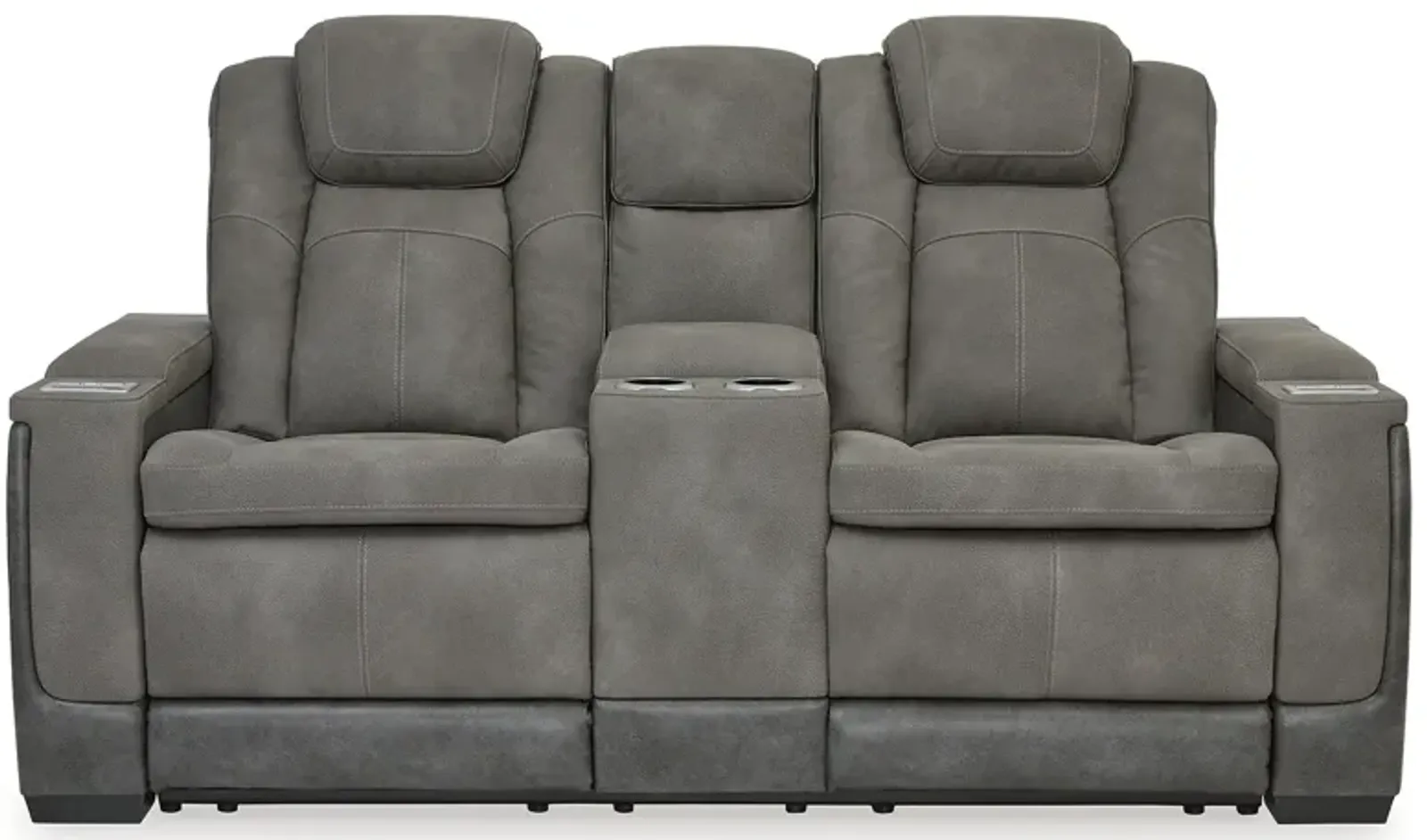 Next-Gen Durapella Power Reclining Console Loveseat