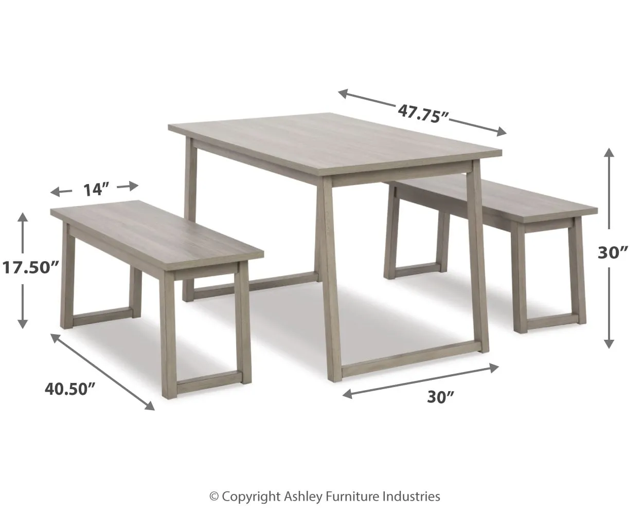 Loratti 3-Pc Dining Set