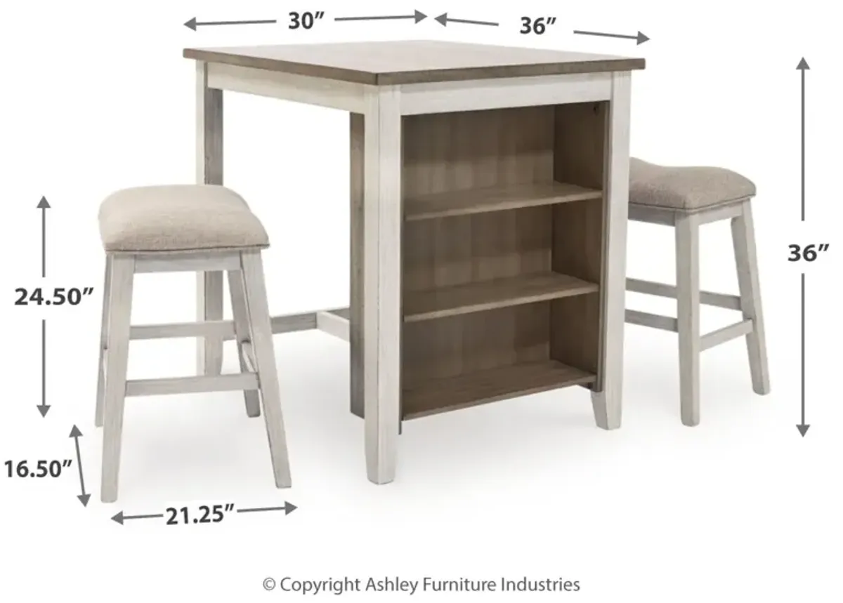 Skempton 3-Pc Counter Height Dining Set