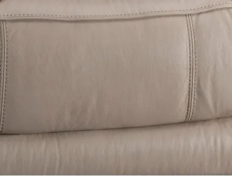 Ember Power Leather Loveseat