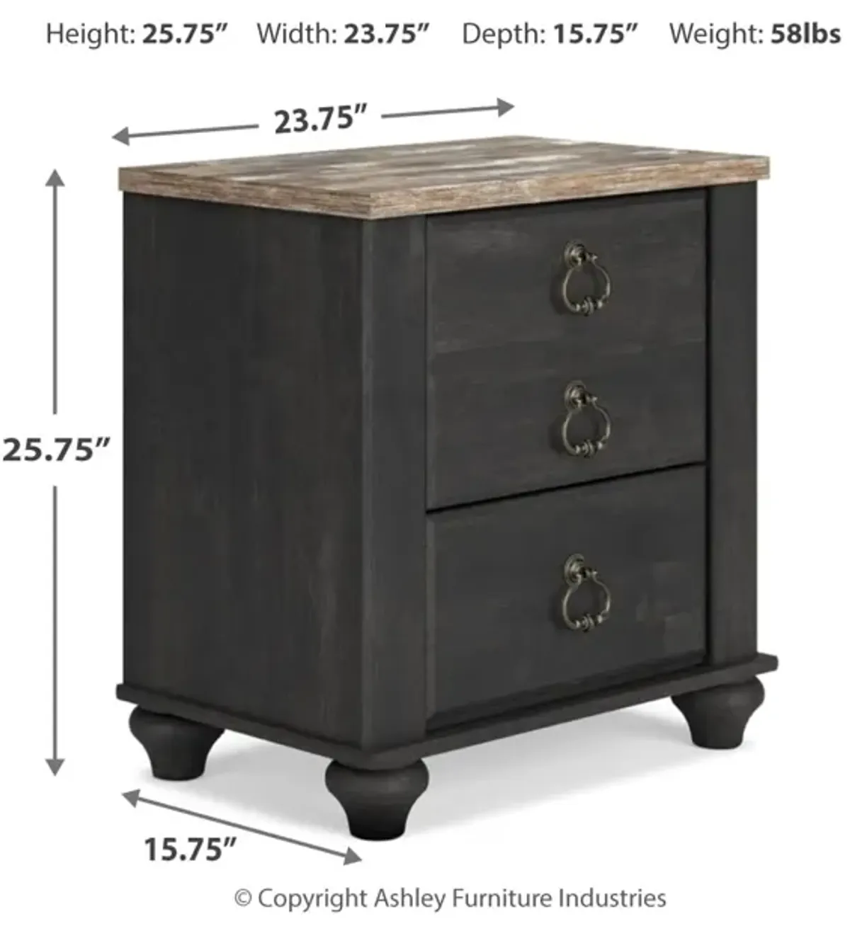 Nanforth Nightstand