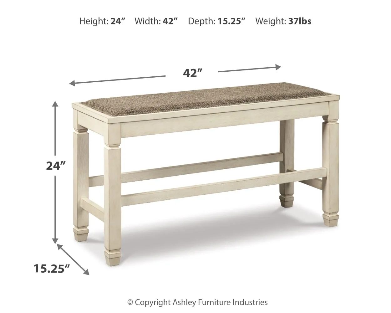 Bolanburg Counter Height Dining Bench