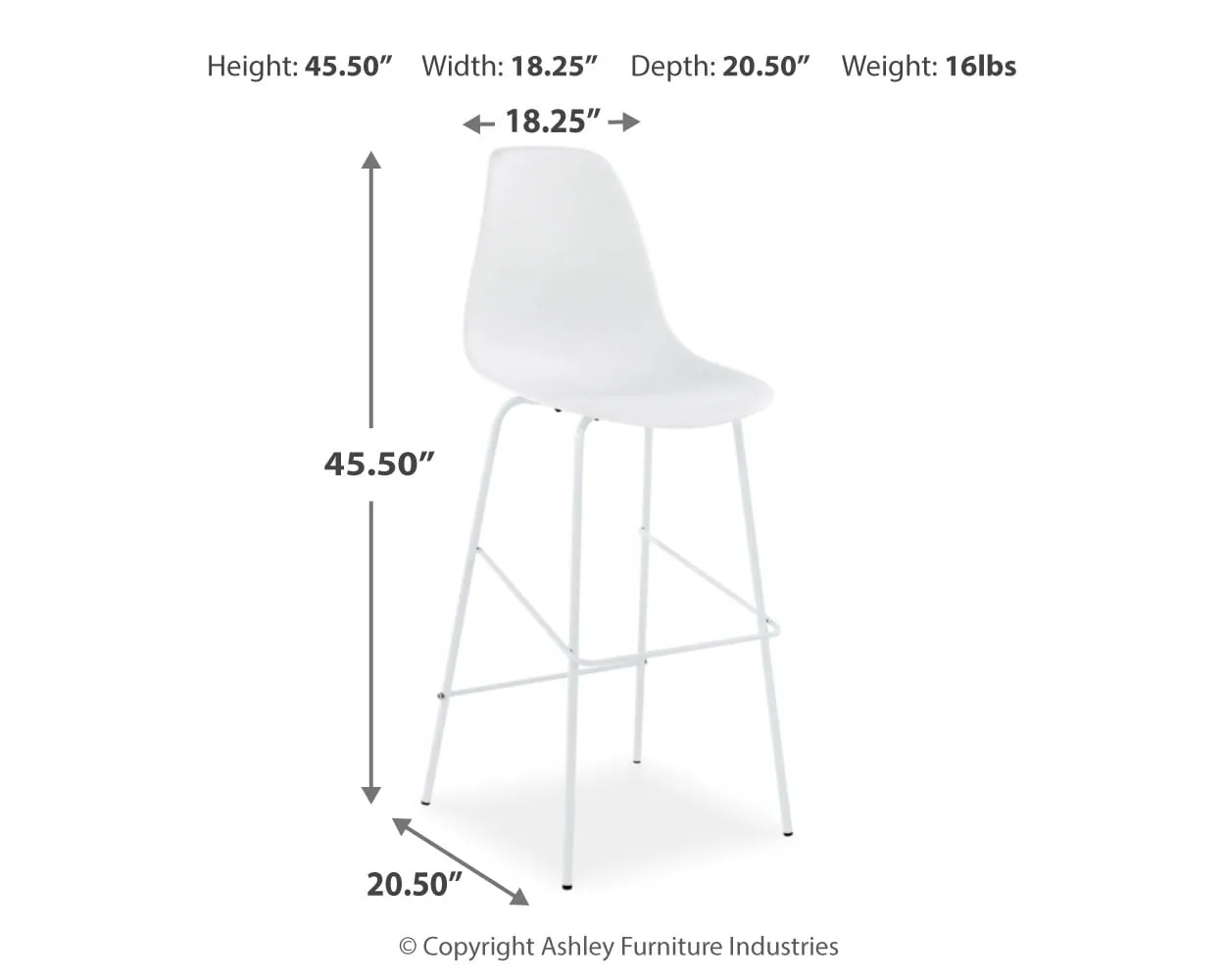 Forestead Basr Height Basrstool