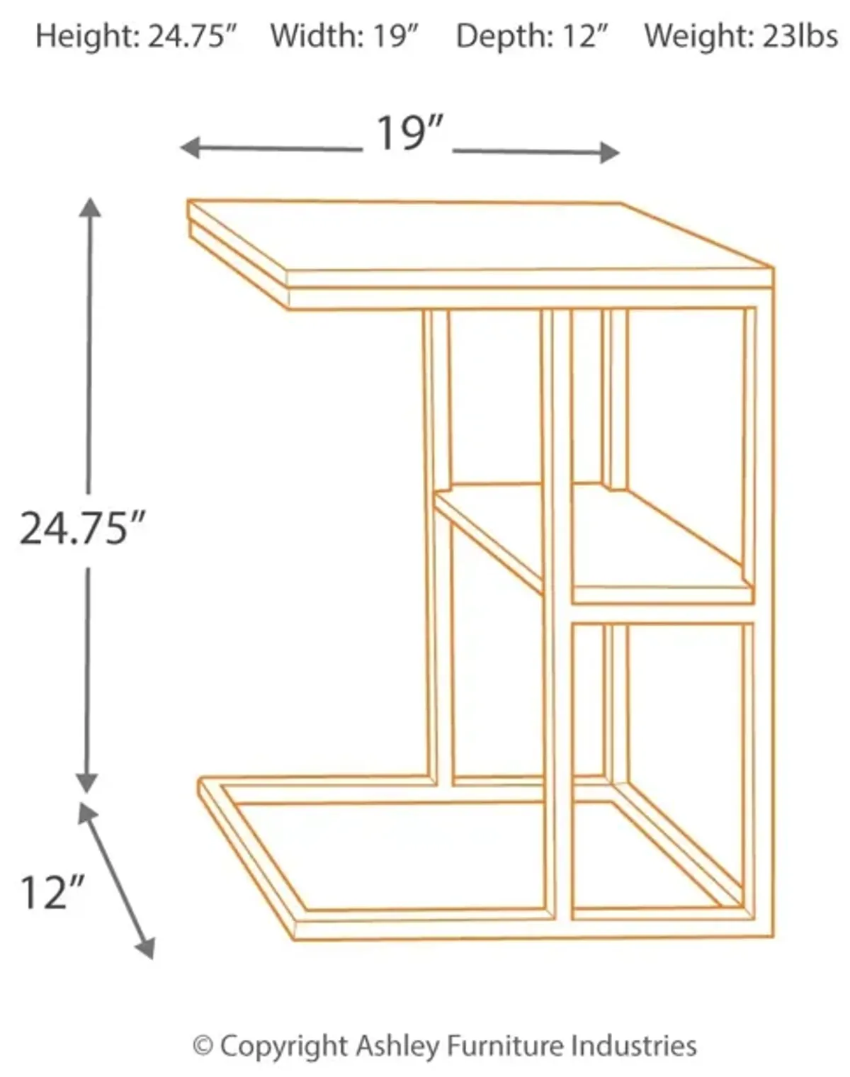 Forestmin Accent Table