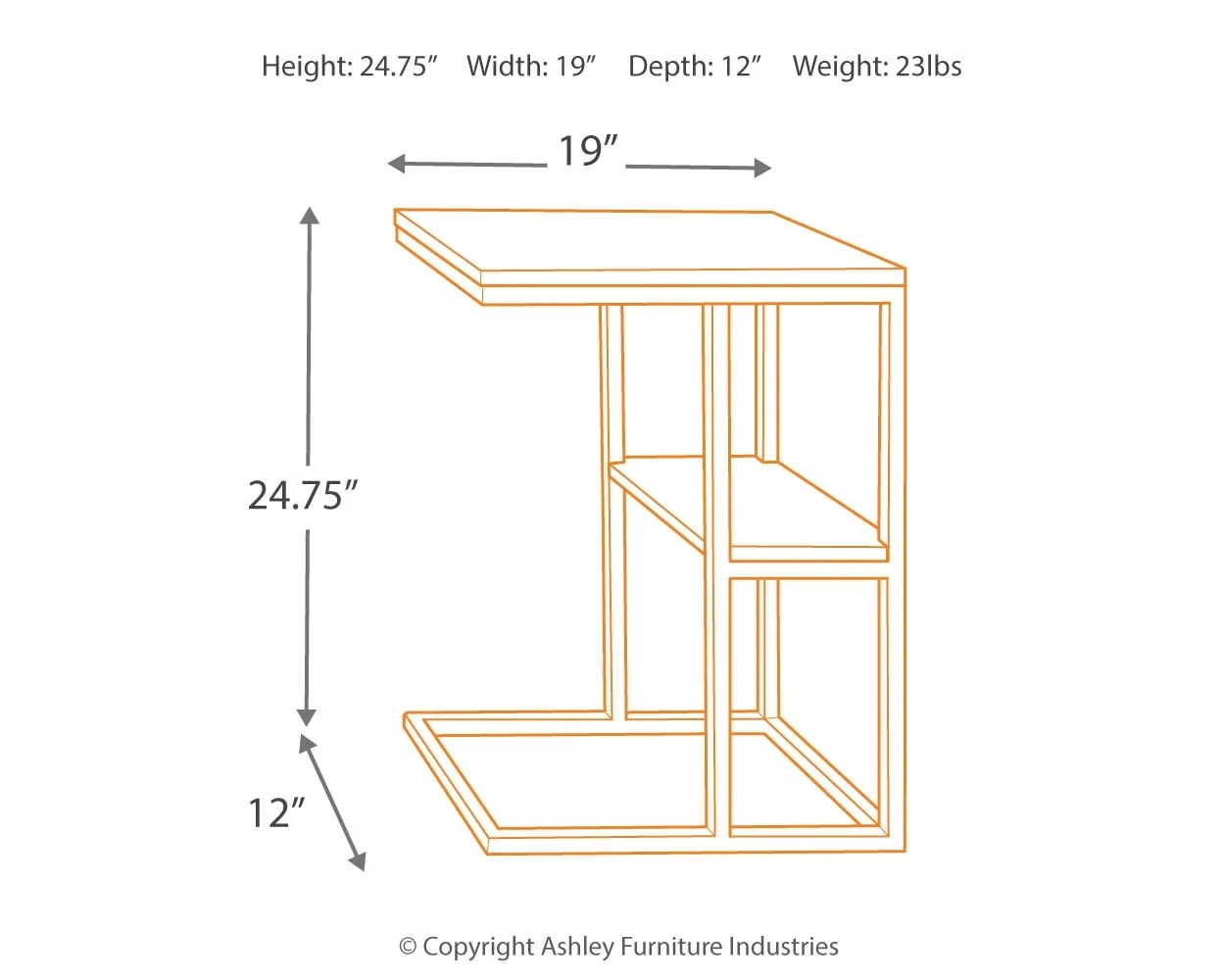 Forestmin Accent Table