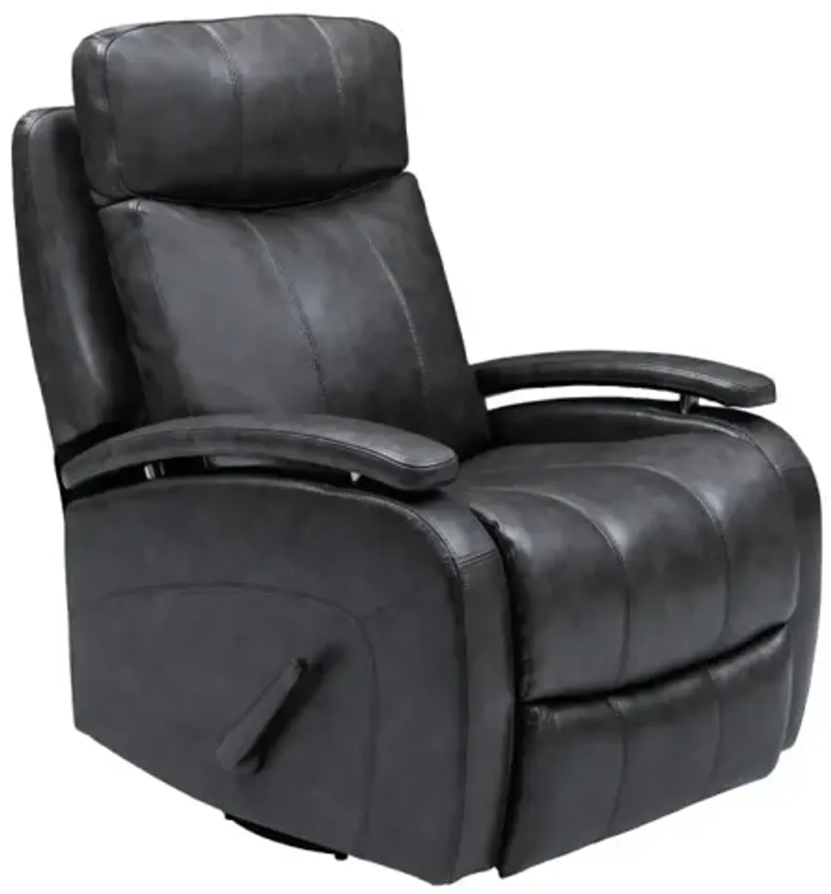 Duffy Leather Swivel Glider Recliner