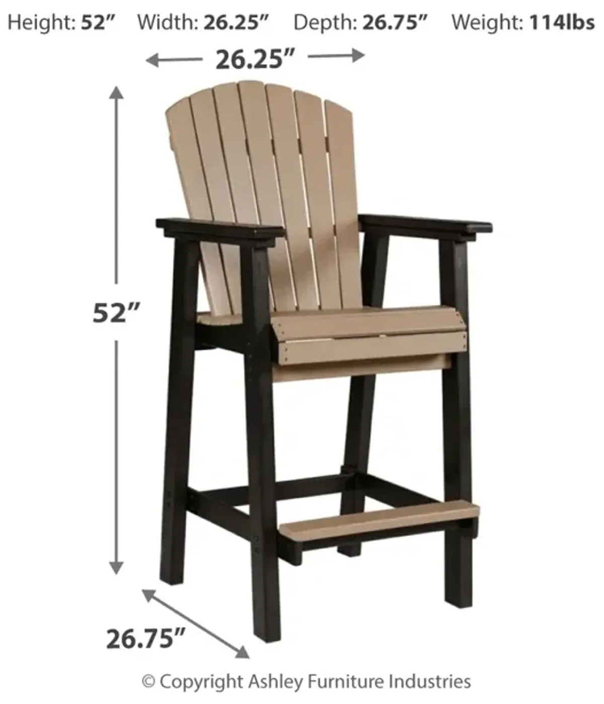 Fairen Trail Barstool (Set Of 2)