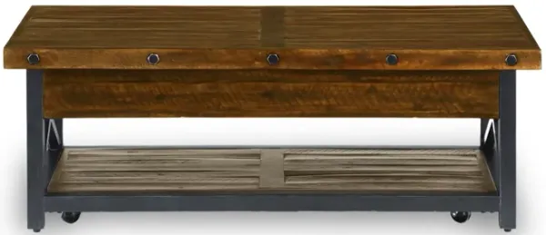 Calahan Lift Top Table With Casters By Flexsteel