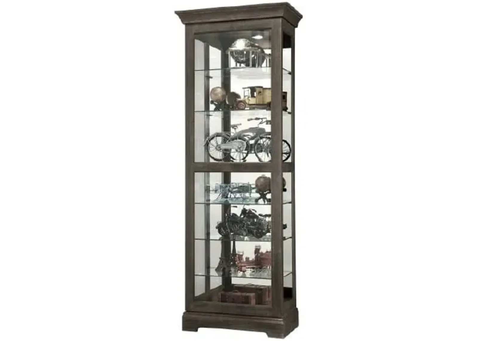 Gable 28" Sliding Door Curio Cabinet