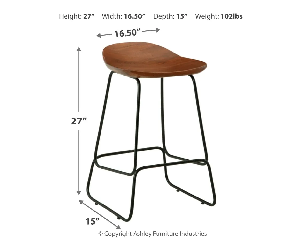 Wilinruck Counter Height Stool