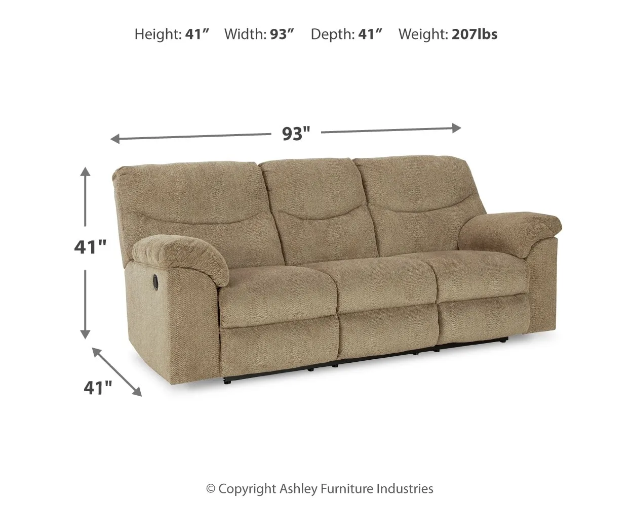 Alphons Reclining Sofa