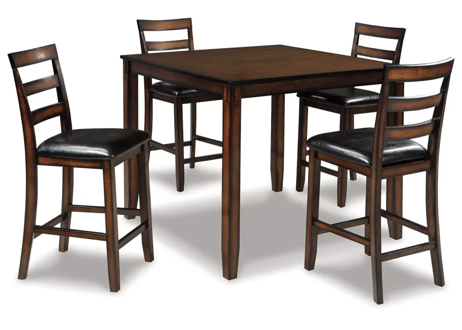 Coviar 5-Pc Counter Height Dining Set