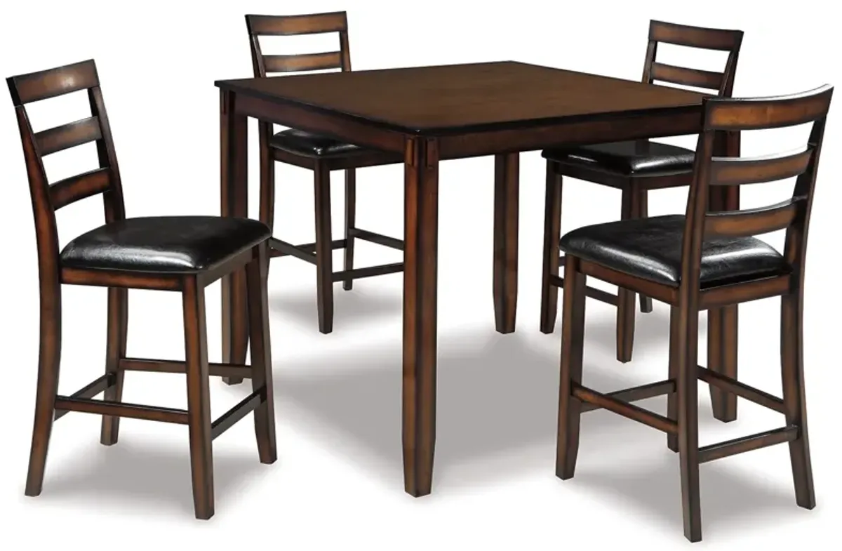 Coviar 5-Pc Counter Height Dining Set