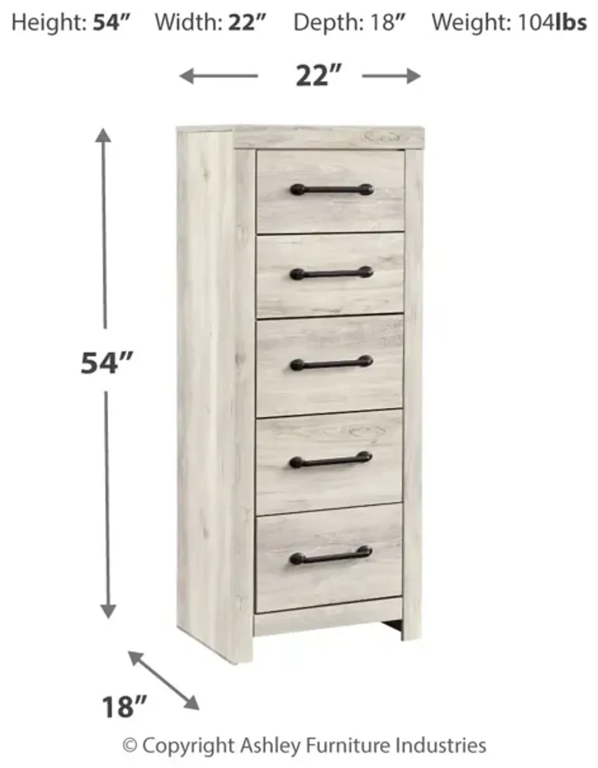 Cambeck Narrow Chest Of Drawers