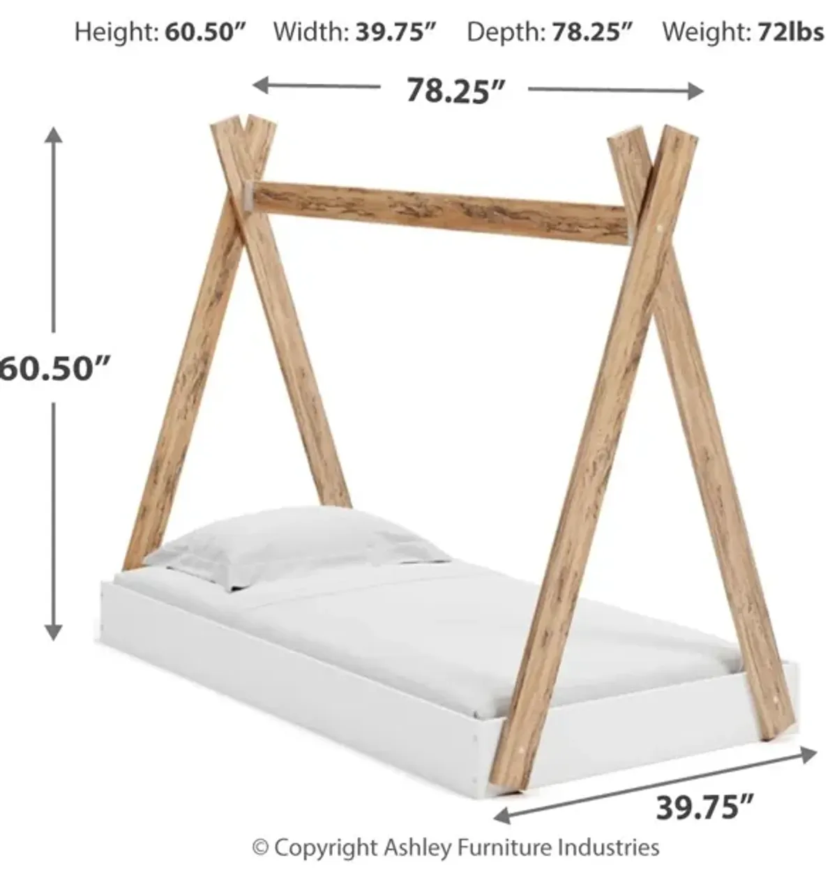 Piperton Twin Tent Complete Bed In Box