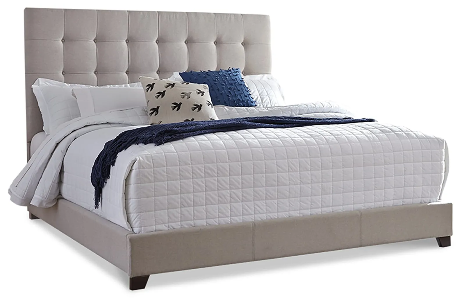 Dolante Button Upholstered Bed King